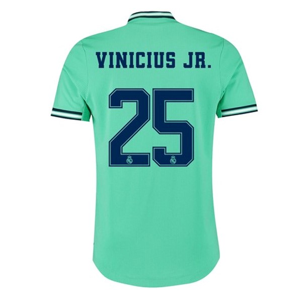 Camiseta Real Madrid NO.25 Vinicius JR. 3ª 2019/20 Verde